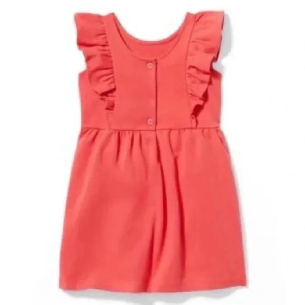 Janie and Jack Classic Ruffled Coral Reef Sundress